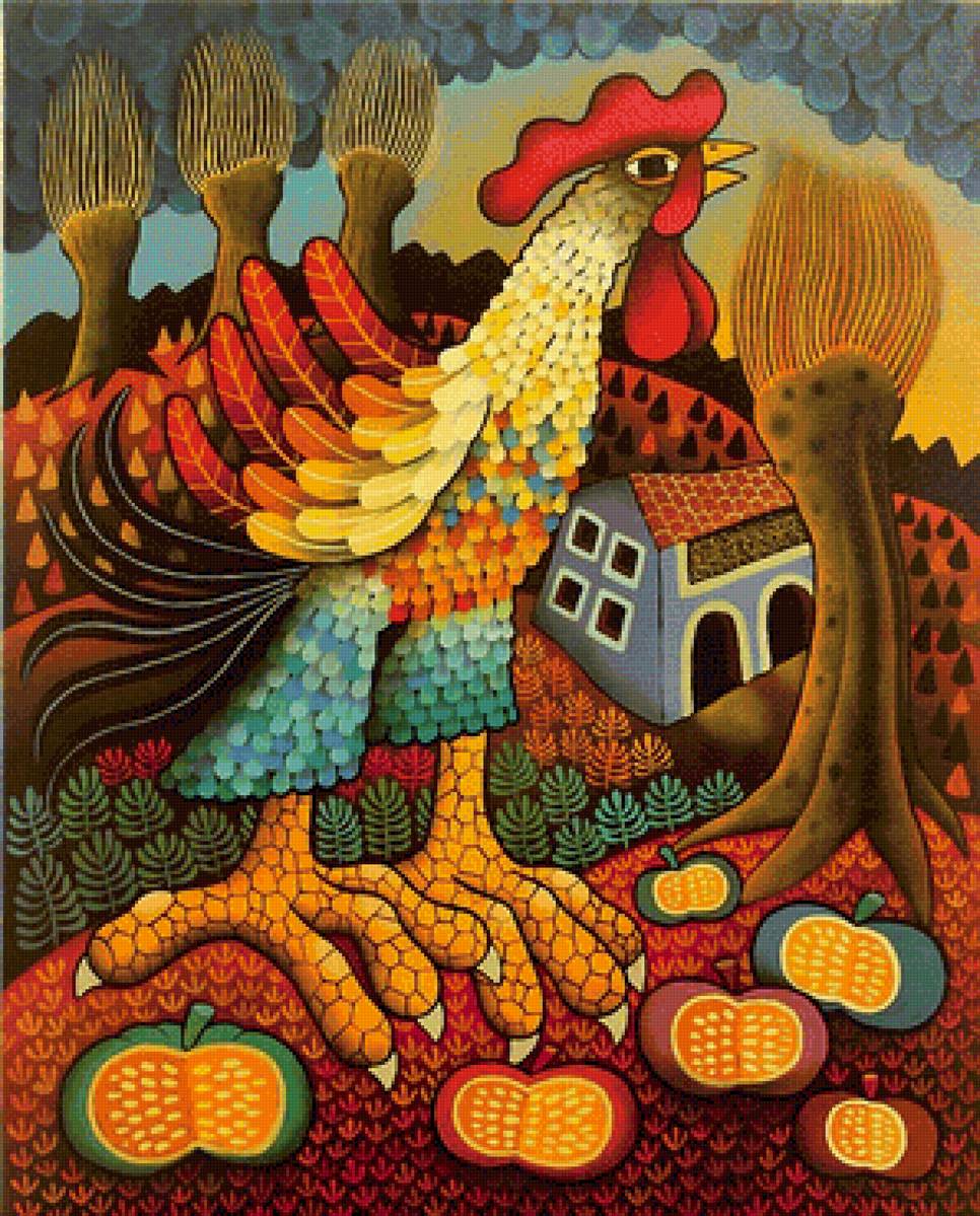 петух 2 - арт - предпросмотр