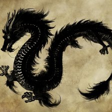 Схема вышивки «Дракон китайский»