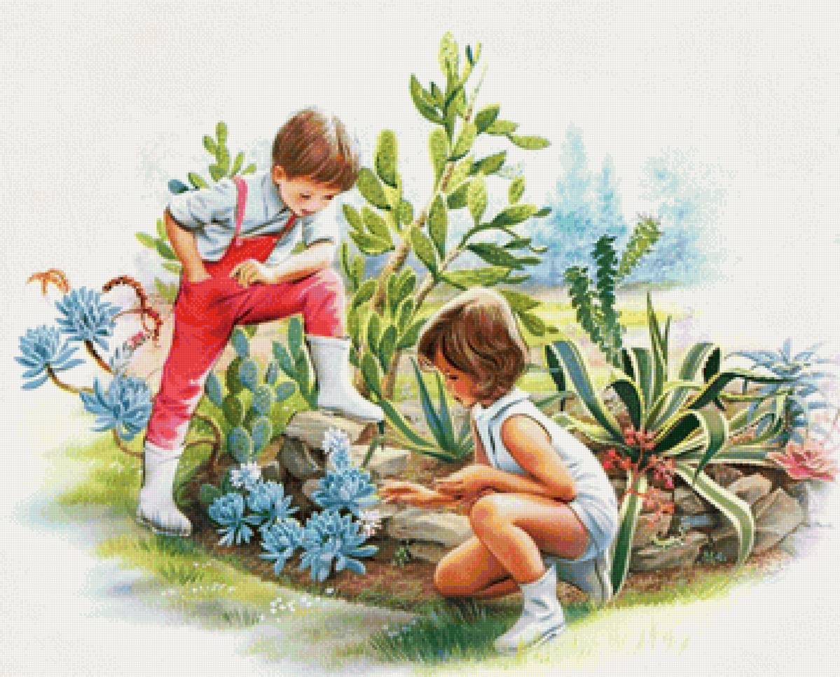 дети - рисунок - предпросмотр