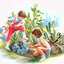 Схема вышивки «дети»