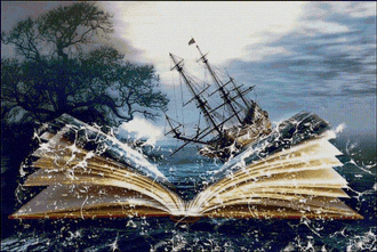 Книга воспоминаний - морские пейзажи, море - предпросмотр