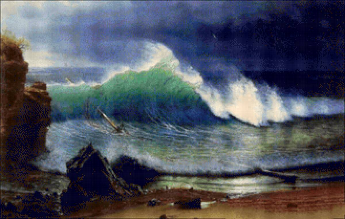 Волна - море, морские пейзажи - предпросмотр