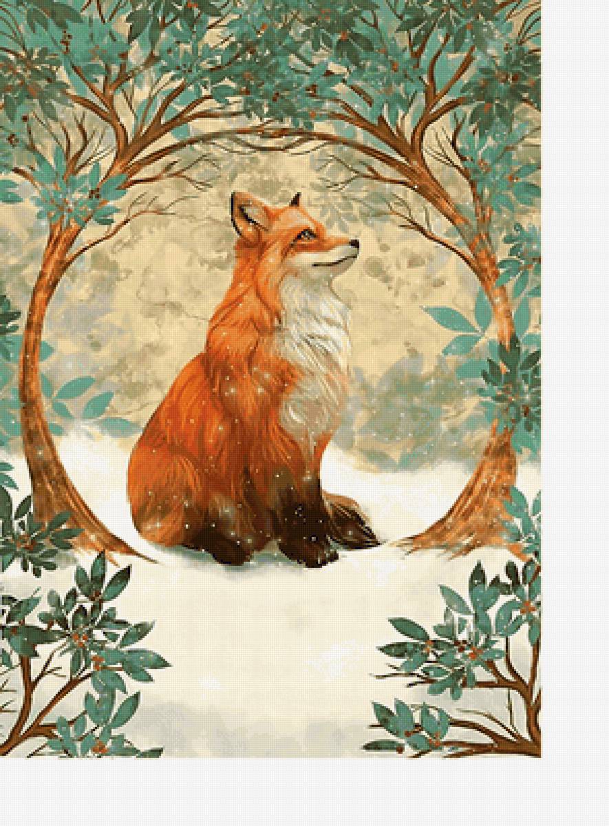 Серия "Лисы" - лиса, животные - предпросмотр