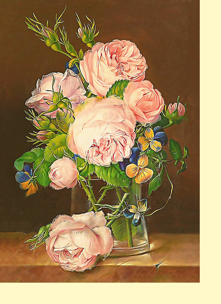 Серия "Букет" - флора, розы, букет, цветы - оригинал