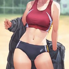 Схема вышивки «Аниме волейбол»