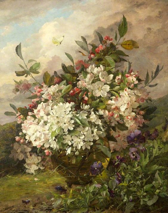 №2433871 - william jabez muckley (1829-1905) - apple blossom - оригинал
