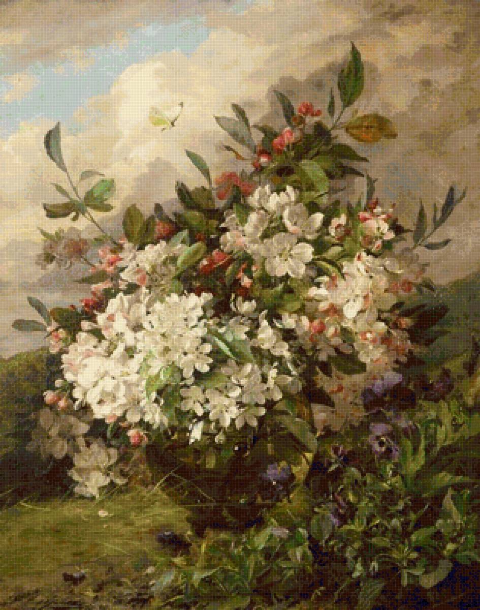 №2433871 - william jabez muckley (1829-1905) - apple blossom - предпросмотр