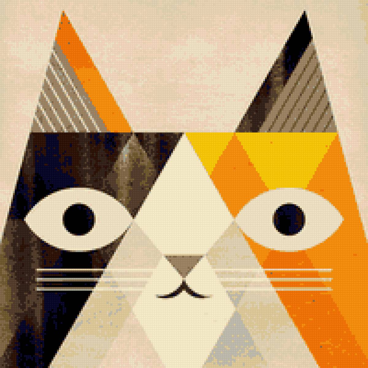 Calico Cat - кот, графика - предпросмотр