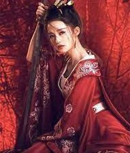 Схема вышивки «гейша с мечом»