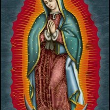 Схема вышивки «Virgen de Guadalupe»
