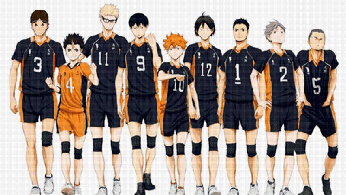 Карасуно - хината, волейбол, карасуно, кагияма haikyu - предпросмотр
