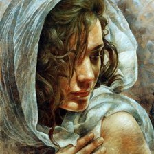 Схема вышивки «Дева»