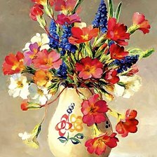 Схема вышивки «Цветы»