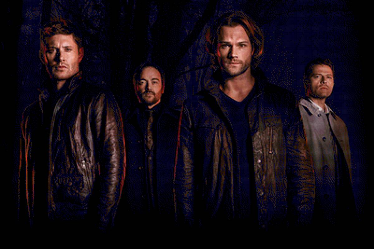 Сверхъестественное - кас кроули дин сэм - предпросмотр