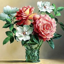 Схема вышивки «Цветы»