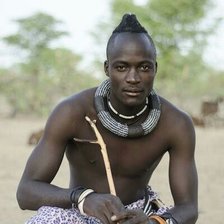 Схема вышивки «retrato hombre africano»
