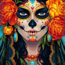 Схема вышивки «Catrina»
