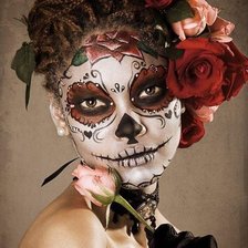 Схема вышивки «Catrina elegante»