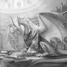 Схема вышивки «дракон»