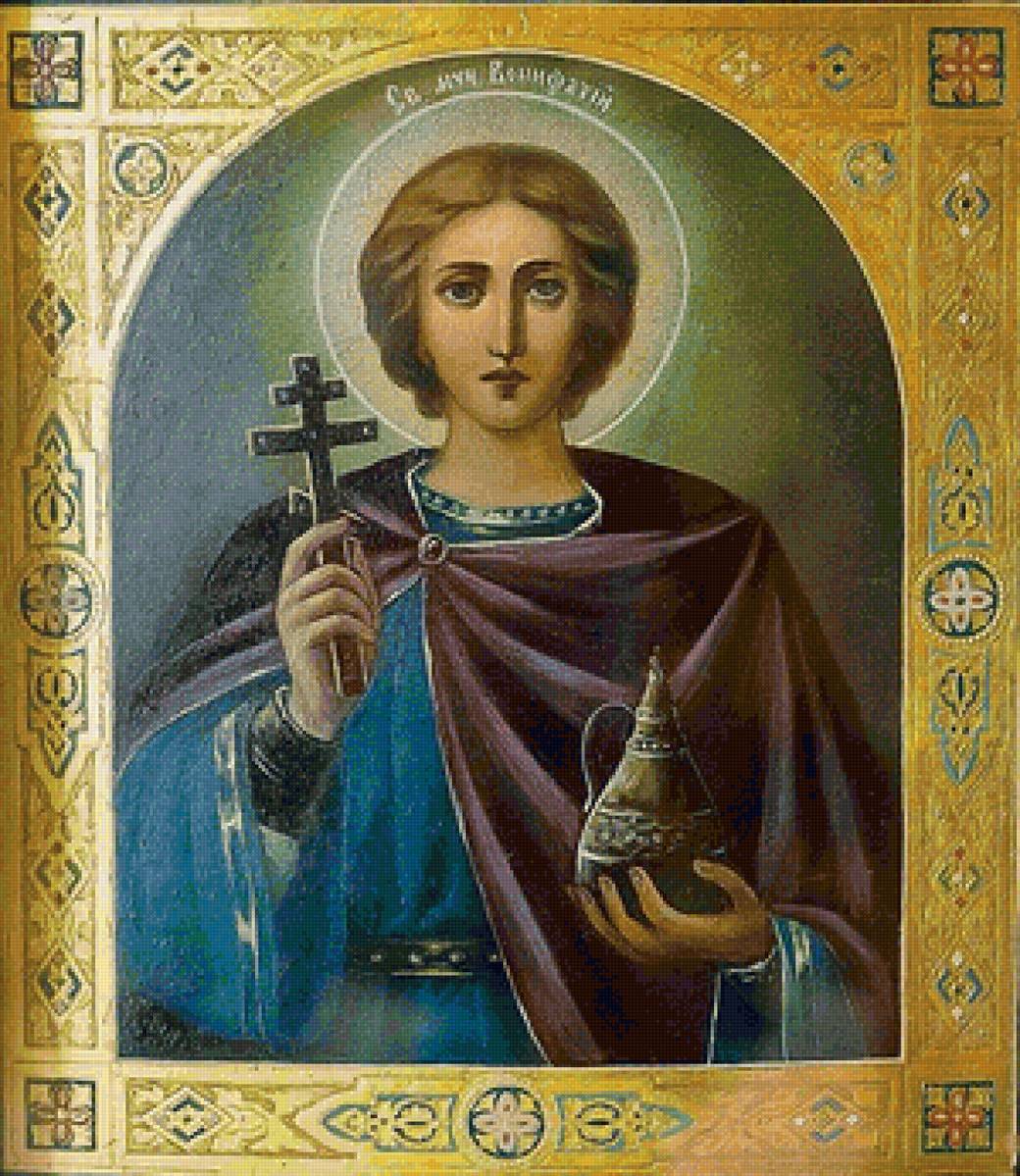 Святой мученик Вонифатий Тарсийский - православные иконы - предпросмотр
