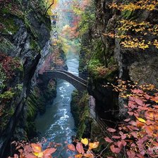 Схема вышивки «мост»