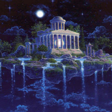 Схема вышивки «замок»