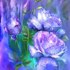 Схема вышивки «цветы»