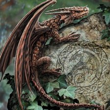 Схема вышивки «дракон»