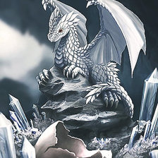 Схема вышивки «дракон»