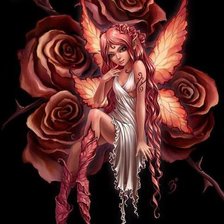 Схема вышивки «фея»