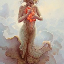 Схема вышивки «мать»