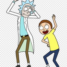 Схема вышивки «Рик и морти»