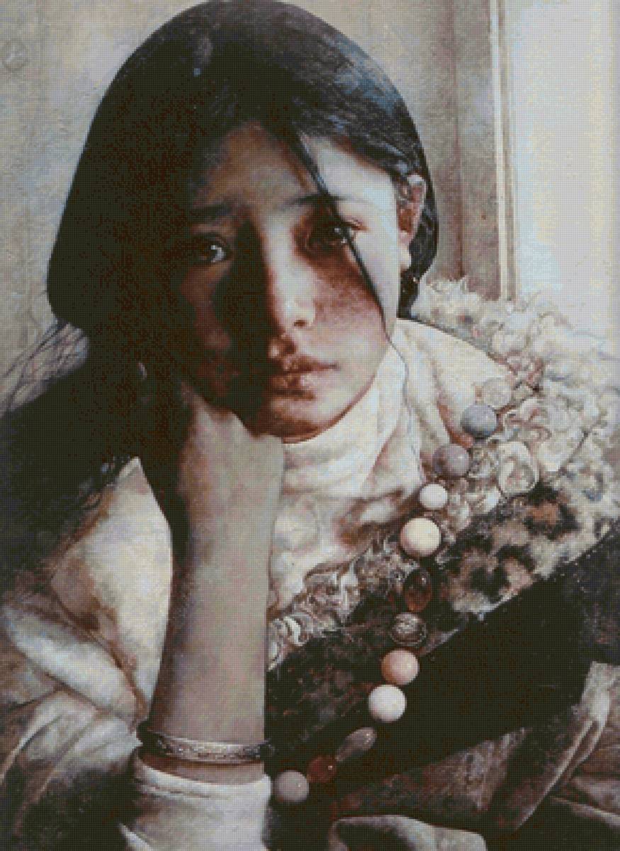 Взгляд девочки из Тибета - взгляд, дети, тибетская девочка - предпросмотр