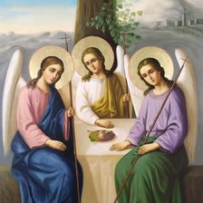 Схема вышивки «Святая Троица»