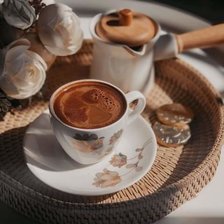 Схема вышивки «Кофе»