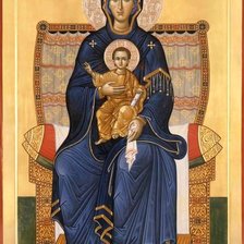 Оригинал схемы вышивки «Богородица .» (№2441768)