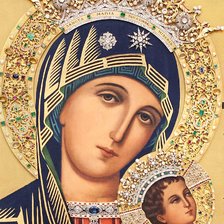 Схема вышивки «La Virgen de Perpetuo Socorro.Icono»