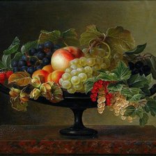 Оригинал схемы вышивки «ваза с фруктами» (№2442480)
