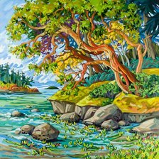 Схема вышивки «природа»