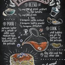 Схема вышивки «pancakes»