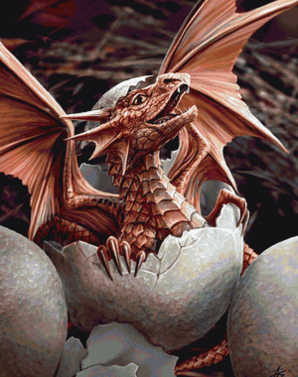 дракон - малыш, сказка - предпросмотр