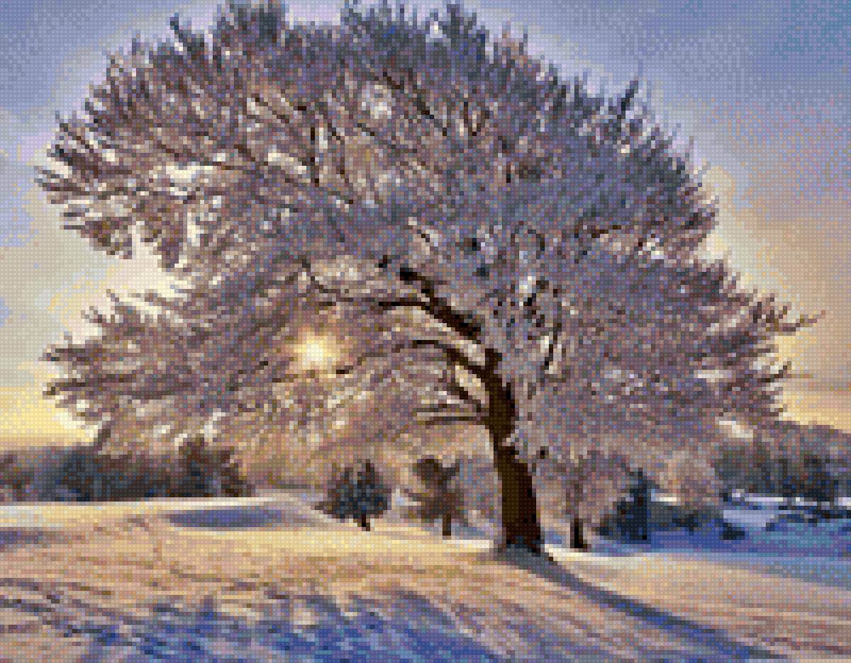 зимове дерево - предпросмотр