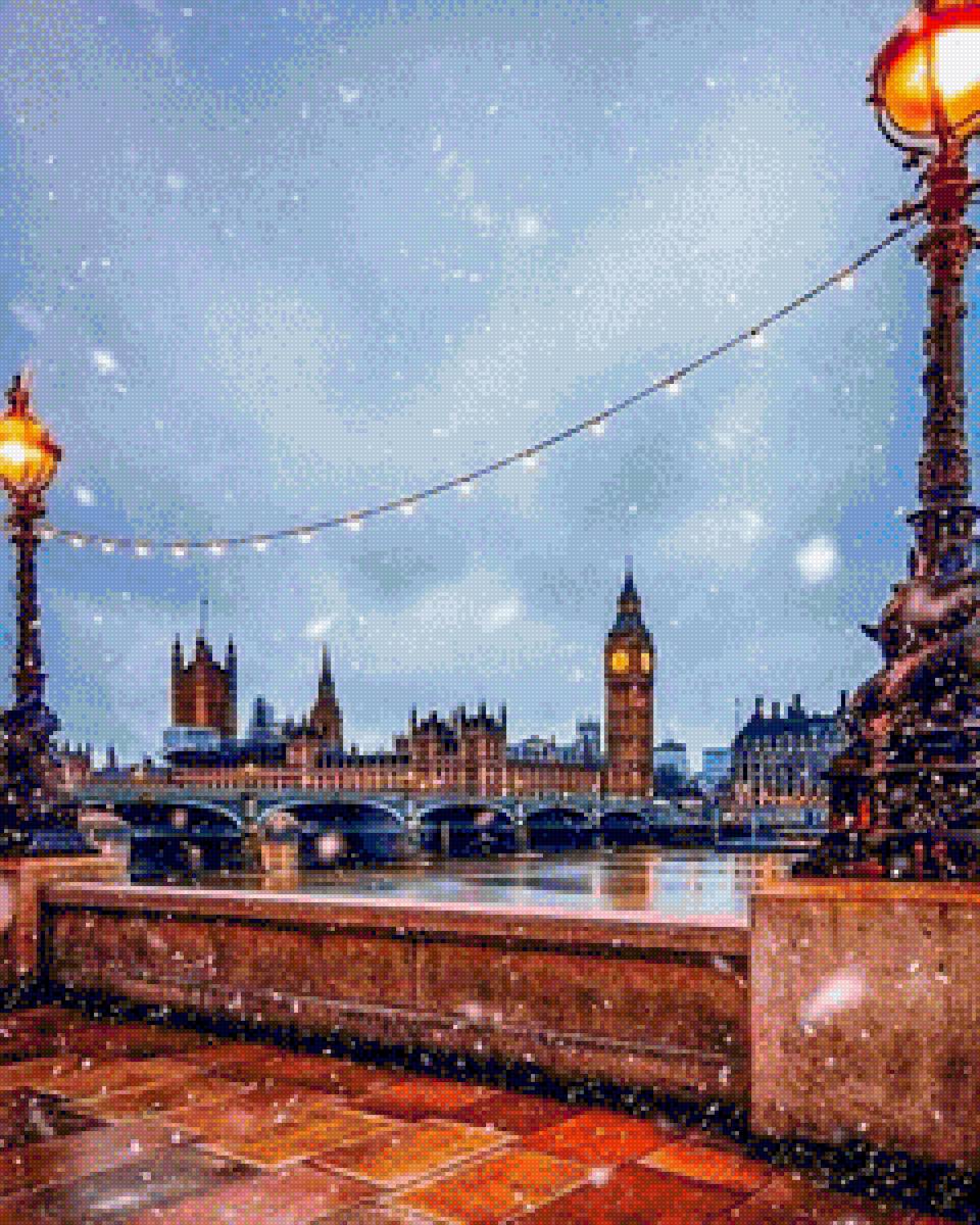 Зимний Лондон - лондон - предпросмотр