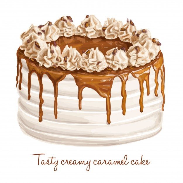 cake - caramel - оригинал