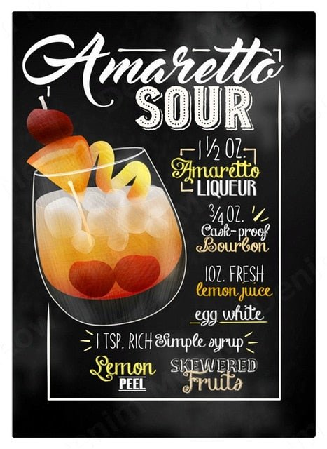 nápoje - amaretto sour - оригинал