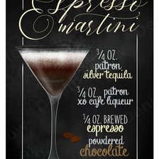 Схема вышивки «nápoje - espresso martini»