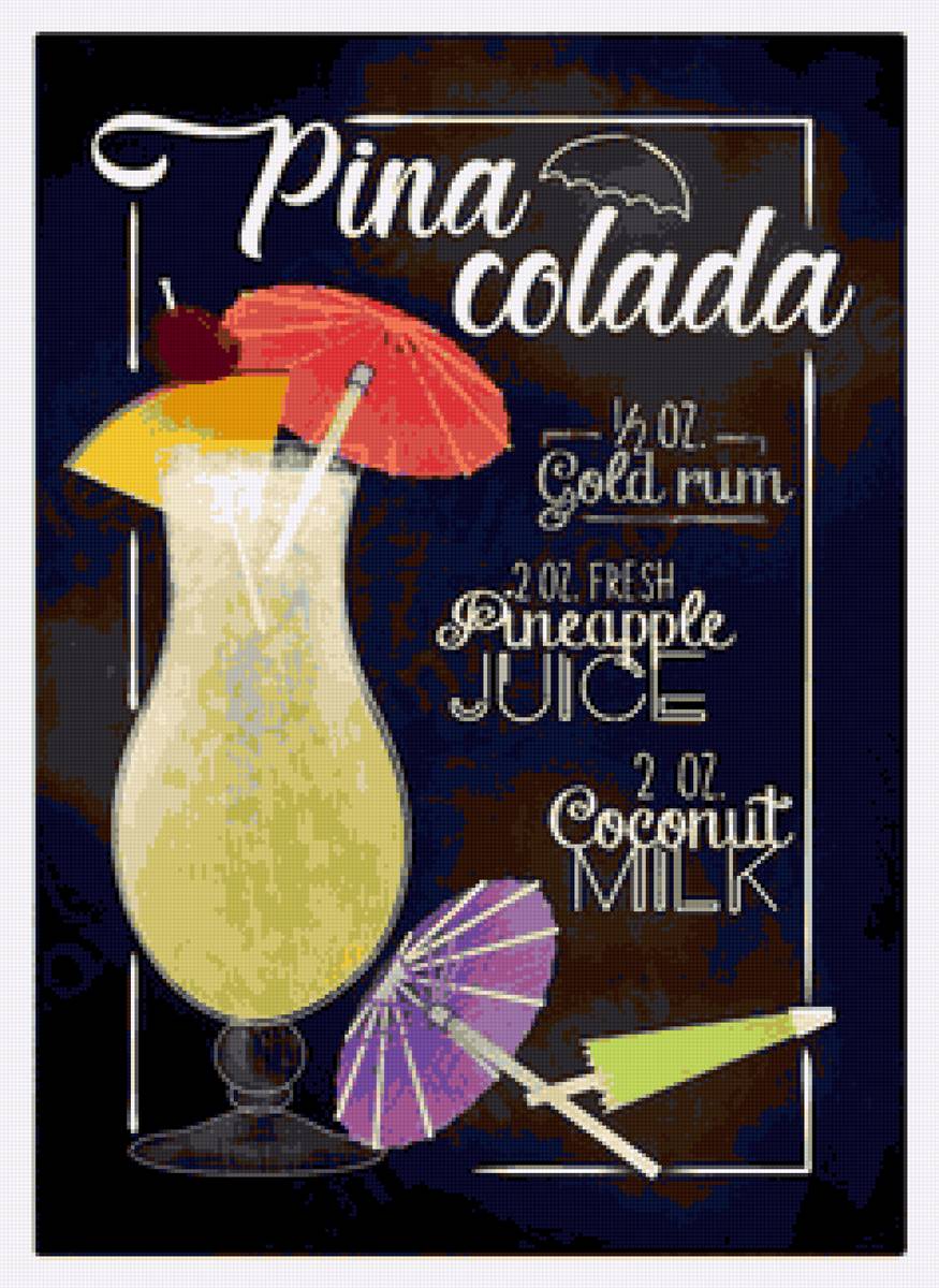 nápoje - pina colada - предпросмотр