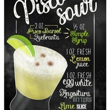 nápoje - pisco sour