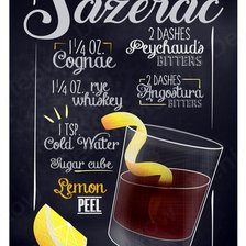 Схема вышивки «nápoje - sazerac»