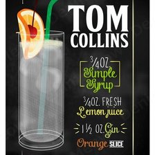 Схема вышивки «nápoje - tom collins»